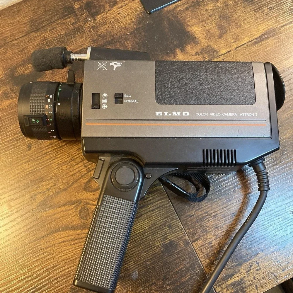 Elmo Astron I Video Camera - For Parts / As-Is - Vtg Prop